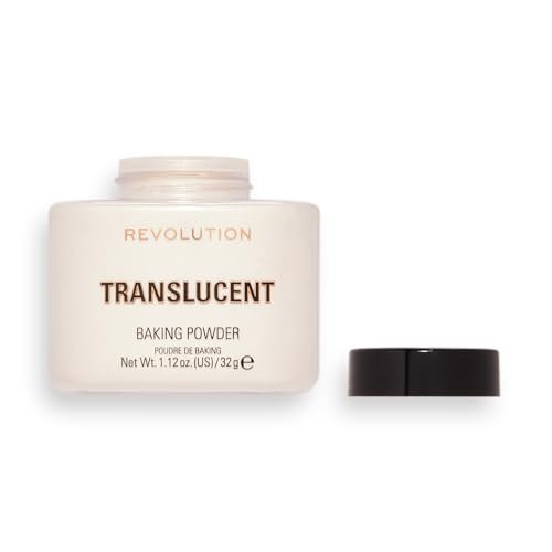 Revolution Loose Baking Powder – Translucent Setting Powder for Long-Lasting, Matte Finish (1.12 oz) - görsel 14