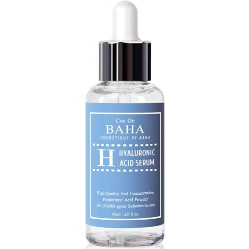 Cos De BAHA Hyaluronic Acid Serum 2 Fl Oz – Pure Sodium Hyaluronate 10,000 ppm Hydrating Face Serum for Dry & Dehydrated Skin – Lightweight Fragrance-Free Korean Skincare - görsel 18