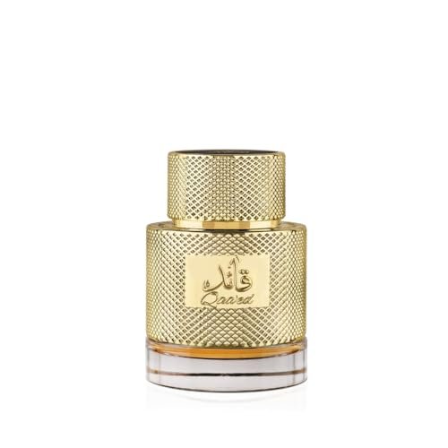 Lattafa Qaaed Eau de Parfum for Men - Spicy, Woody, Oud, Leather Long-Lasting Fragrance (3.4 oz / 100 ml) Avelisse