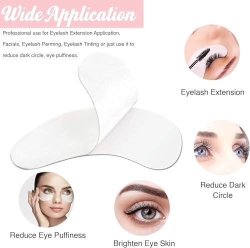 GreenLife 50 Pairs Eye Pads – 100% Natural Collagen & Aloe Vera Hydrogel Under Eye Gel Patches for Eyelash Extension Supplies - görsel 16