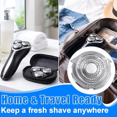 HQ9 Replacement Heads for Philips Norelco Shavers - 4-Piece Cutter Set Compatible with SpeedXL 8240XL, 8140XL, 8150XL, 8160XL, 8170XL, 8100, 8200, 9100 Series & PT/AT900 Avelisse