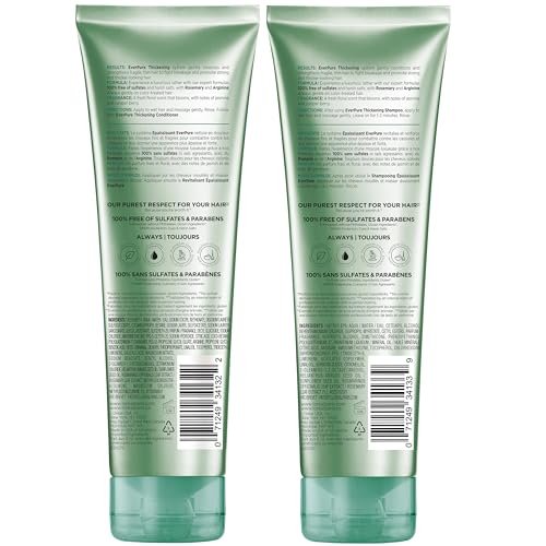 L'Oreal Paris EverPure Thickening Sulfate Free Shampoo and Conditioner Set for Thin, Fragile Hair - 8.5 Fl Oz Each Avelisse