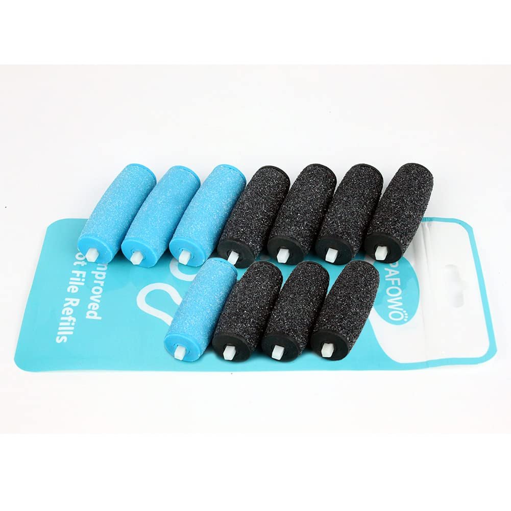 11 Pack Replacement Roller Refill Heads for Amope Pedi Electronic Foot File – 7 Extra Coarse & 4 Regular Coarse - görsel 14