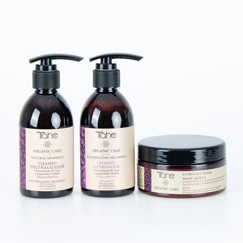 Tahe Organic Care Illuminating Shampoo Cool Blonde Effect - 300ml - görsel 14