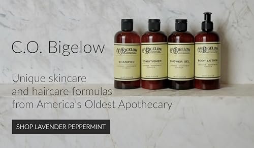 C.O. Bigelow Lavender Peppermint Body Lotion 10.1 Fl Oz – Moisturizing with Aloe Vera & Shea Butter Avelisse