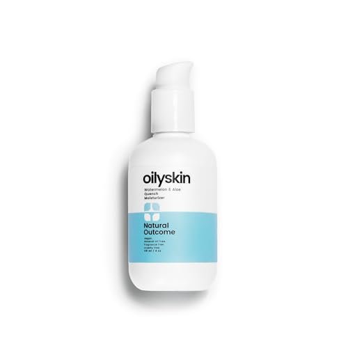 Natural Outcome Oily Skin Moisturizer - Oil Free Daily Facial Moisturizer Gel with Hyaluronic Acid, Watermelon & Aloe Vera - Non-Greasy Hydrating Face Lotion for Oily Skin Types - 4 oz Avelisse