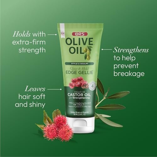 ORS Style & Sculpt Edge Gellie with Castor Oil for Strengthening - 3.5 oz - görsel 12