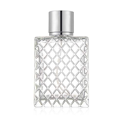 Enslz 100ml 3.4 oz Refillable Spray Perfume Bottle - Large Fine Mist Atomizer, Empty Portable Clear Glass Essential Oil Container for Travel - görsel 16