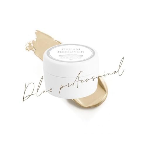 DLUX PROFESSIONAL Eyelash Extensions Cream Glue Remover – 15ml, Oatmeal Color, Fast Dissolving Professional Lash Adhesive Remover Avelisse