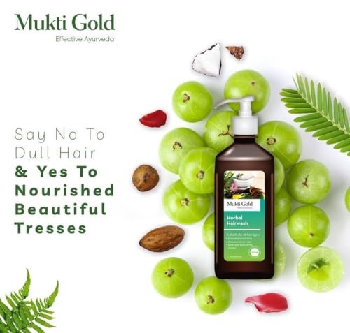 Mukti Gold Hair Wash 500 ml – Nourishing Shampoo for Healthy Hair - görsel 10