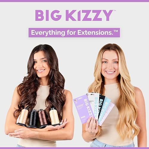 Big Kizzy Tape in Extension Remover (8oz) & Tape Ins Residue Remover (4oz) - Fastest Two Step System to Remove Tape in Extensions and Tape Ins Residue Avelisse