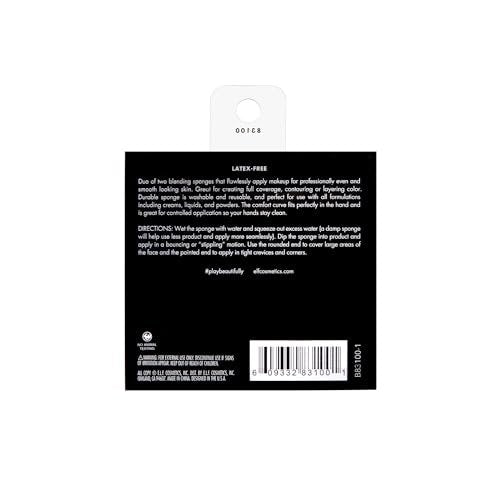 e.l.f. Blending Sponge Duo – Multi-Sided Makeup Sponges for Flawless Foundation, Concealer & Contour – Vegan & Cruelty-Free Avelisse