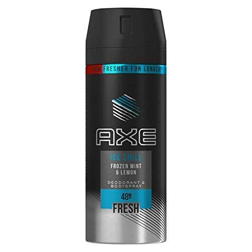Axe Ice Chill Deodorant Body Spray for Men, 6-Pack (5.07 oz Each) Avelisse