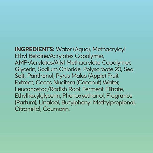 FOUND Haircare Sea Salt Texturizing Spray Gel - 5 oz | Beachy Waves & Light Hold Styling Treatment - görsel 14