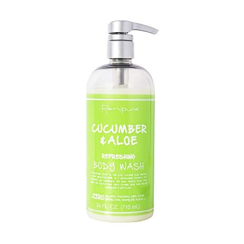 Renpure Originals Cucumber & Aloe Refreshing Body Wash, 24 Ounce - Hydrating & Plant-Based - görsel 2