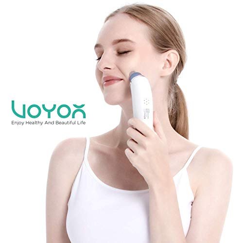 VOYOR Blackhead Remover Pore Vacuum - Black Head Remover for Face with LCD Screen, 5 Suction Levels and 6 Replaceable Heads, USB Rechargeable Face Vacuum Pore Cleaner for Women and Men (BR510) - görsel 14