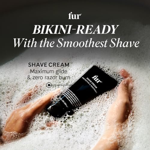 Fur Moisturizing Shave Cream – Soothes Skin & Reduces Bumps & Irritation, 5 oz Avelisse