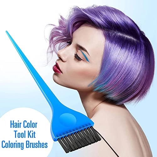 Boao 6-Piece Hair Color Dye Brush Set – Reusable Tinting Applicators for Salon & Home DIY (6 Colors) - görsel 14