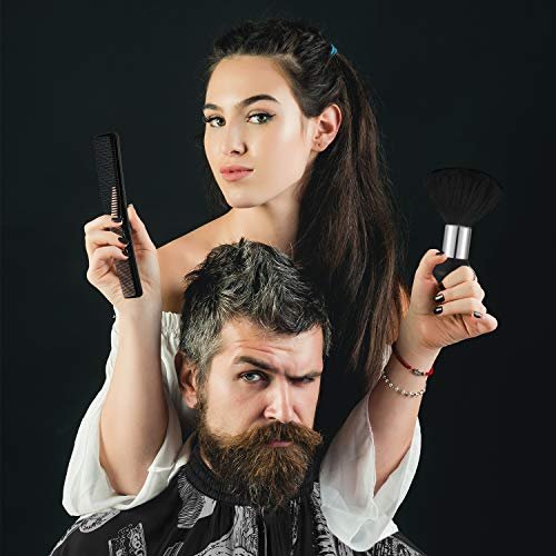 SATINIOR 6 Pcs Professional Salon Barber Capes Waterproof Hair Cutting Capes with Neck Duster and Combs Brush for Women Men Hair Stylist Salon Barbershop Hairdressing Avelisse