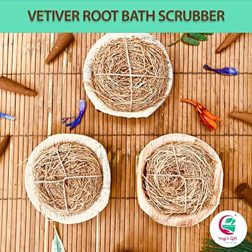 VETIVER Root 4 oz (114 Grams) | 100% Pure & Natural Aromatic Roots | Non-GMO, Vegan | Yogi's Gift® Avelisse