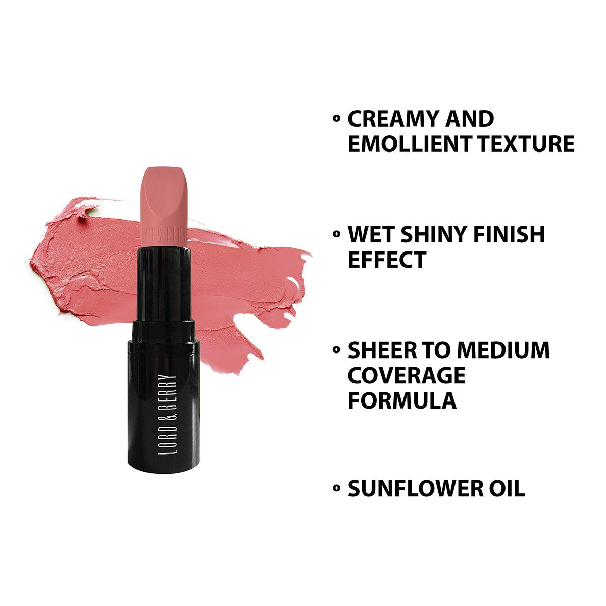 Lord & Berry JAMAIS! Sheer Lipstick - Sweet Talk (0.81 oz) - Sheer, Moisturizing Lip Color - görsel 8