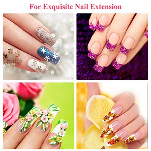 Blulu 240-Piece Silk Nail Extension Wrap Fiberglass Wrap Nail Art Extension DIY Protector Accessories for Splits, Breaks, Repair, Reinforce for Women Home Salon - görsel 14