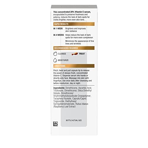 Neutrogena Rapid Tone Repair 20% Vitamin C Brightening Serum Capsules - Antioxidant Face Serum for Dark Spots & Even Skin Tone, Oil-Free, 30 Count - görsel 16