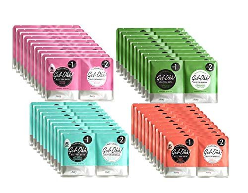 Avry Gel Ohh Spa Pedicure Footbath Gels - 40 Pack Combo (10 Each of 4 Fragrances) Avelisse