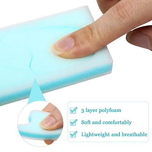 Mudder 16-Piece Foam Toe Spacers for Women & Men – 3-Layer Toe Separators for Overlapping Toes, Hammer Toe Relief & Corn Prevention - görsel 14