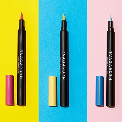 EVAGARDEN Color Pop Eye Liner - Blue Radiance - No Smudge, Quick Dry, Precision Tip - görsel 10