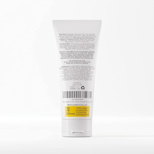 TOUCH Radiance Cream with Niacinamide, Kojic Acid, Tranexamic Acid & Azelaic Acid – Brightening Face Cream for Uneven Skin Tone – 2 oz Avelisse