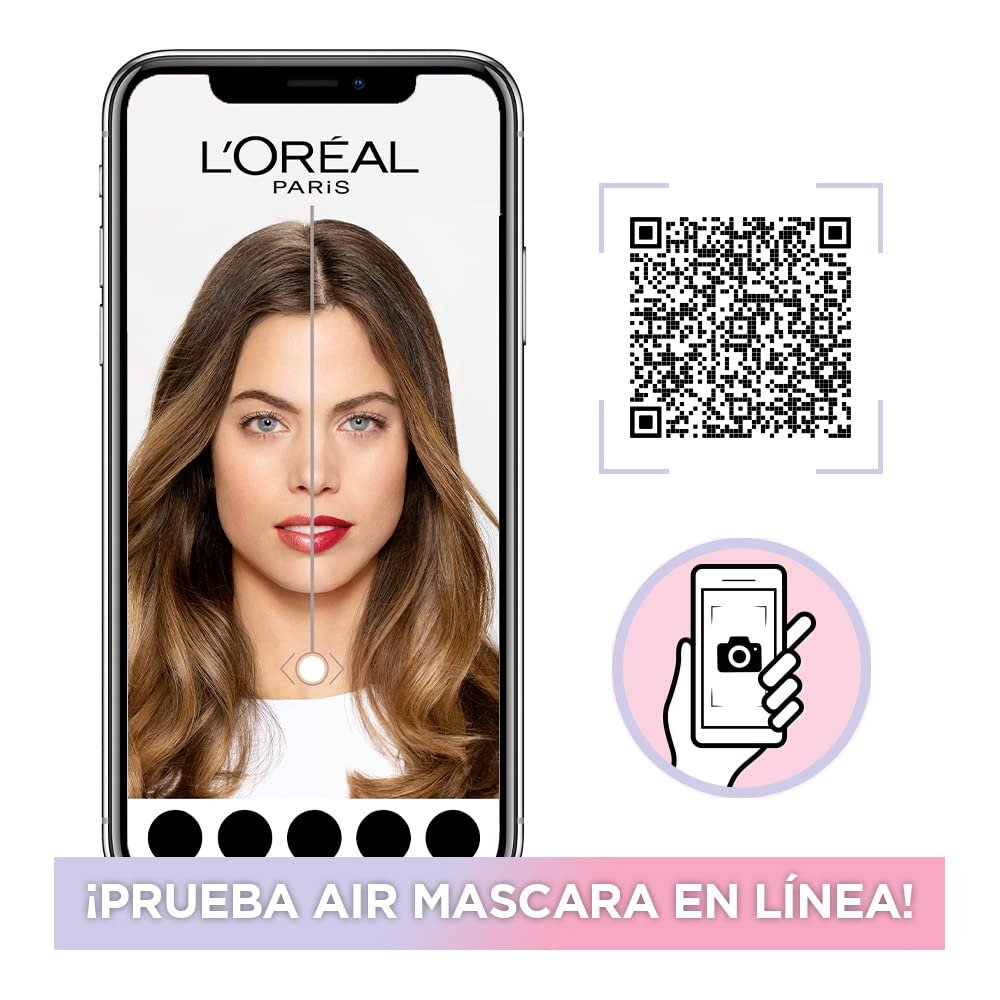 L'Oréal Paris Air Volume Mega Mascara, Waterproof Black, 0.28 Fl Oz – Lightweight & Long-Lasting Volumizing Mascara Avelisse