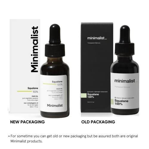 Minimalist Squalane 100% Plant Derived Face Oil – Deep Hydration, Reduces Fine Lines, Restores Skin Elasticity (1 Fl Oz / 30 ml) - görsel 12