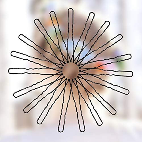 Sevensun U Shaped Hair Pins – 100 Pack Black 2.4 Inch Hairpins with Storage Box - görsel 14