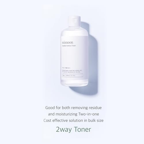mixsoon Centella Asiatica Toner – Soothing & Hydrating Facial Toner with CICA Extract, Gentle Formula for Sensitive & Balanced Skin, 300ml / 10.14 fl.oz. - görsel 6