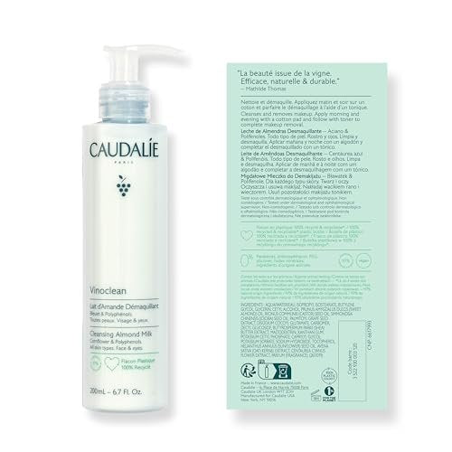 Caudalie Vinoclean Gentle Cleansing Almond Milk - 200 mL | Soothing Face Wash Avelisse