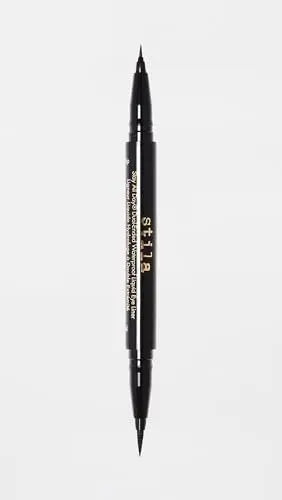 stila Stay All Day Dual-Ended Waterproof Liquid Eye Liner – Intense Black, 0.033 fl. oz Avelisse