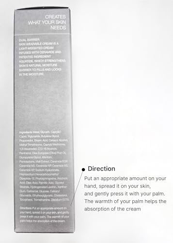 celimax Dual Barrier Skin Wearable Cream – Long Lasting Face Moisturizer with Ceramides & Hyaluronic Acid, Hydrating, Soothing, Repairing Day & Night Cream, 50ml - görsel 16