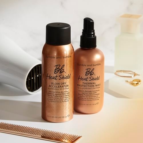 Bumble and bumble. Heat Shield Blow Dry Accelerator Hair Mist, 4.2 Fl Oz – Reduce Blow Dry Time, Anti-Frizz, Heat Protection, Smooths All Hair Types Avelisse