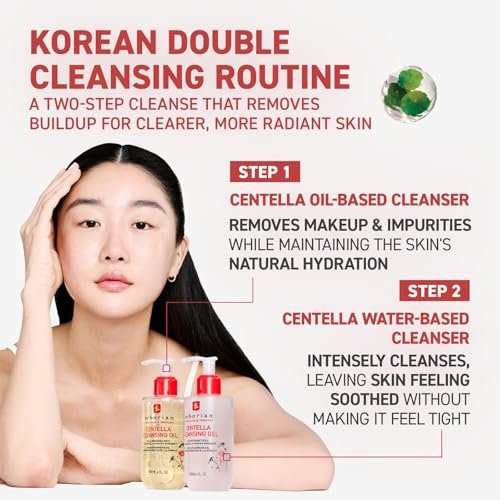 Erborian Centella Cleansing Gel Soothing Face Wash – Calm, Clear Pores, Hydrate & Balance Skin, Non-Stripping Korean Skincare Avelisse