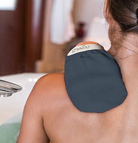 Original Kessa Exfoliating Glove - Rough Blue - Microdermabrasion Exfoliating Mitt for Dead Skin, Keratosis Pilaris & Spray Tan Removal - görsel 14