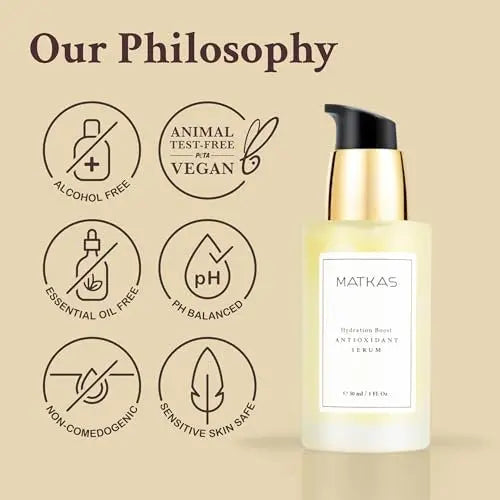 MATKAS Korean Antioxidant Centella Niacinamide Serum - Dark Spot Corrector with Hyaluronic Acid, 1 Fl Oz Avelisse