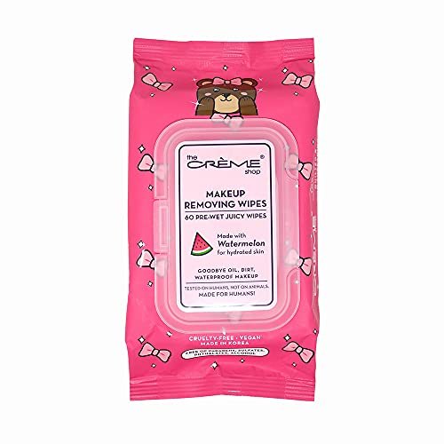 The Crème Shop Makeup Removing Wipes with Watermelon – Hydrating 60-Count - görsel 2