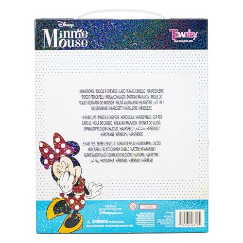 Disney Minnie Mouse Hair Accessories Set for Kids - Party, Sleepover & Makeover Hair Clips, Ages 3+ by Townley Girl - görsel 18