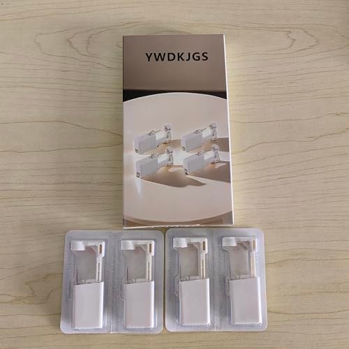 YWDKJGS Ear Piercing Kit - 4 Pack Surgical Steel Stud Earrings for Safe DIY Piercing (Silver) - görsel 14