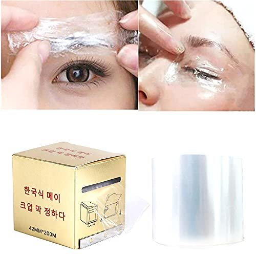 S.Q 4-Pack Disposable Eyebrow Tattoo Plastic Wrap Preservative Film - 42mm x 200m Each, Makeup Supplies - görsel 12