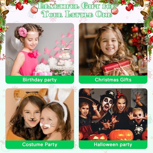 NICEMOVIC 11-Piece Kids Makeup Brush Set for Girls - Cute Cosmetic Brushes for Stocking Stuffers, Easter Baskets, Birthday & Christmas Gifts - görsel 14