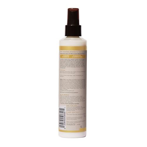 Carol's Daughter Goddess Strength Divine Strength Hair Milk Leave In Conditioner with Castor Oil for Weak, Wavy, Coily and Curly Hair, 8.5 Fl Oz Avelisse