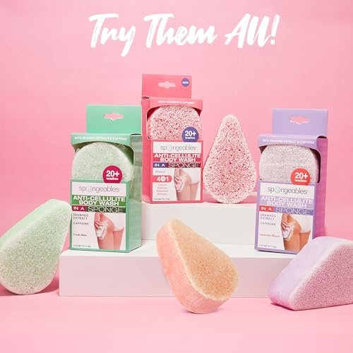 Spongeables Pedi Scrub Foot Exfoliating Sponge - Watermelon Scent - 3 Count - görsel 12