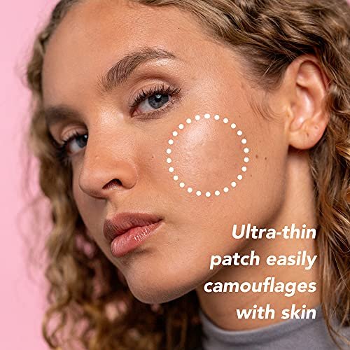 Mario Badescu Drying Patch Blemish Covering - Invisible Spot Treatment with Vitamin C, Vegan & Cruelty Free, Strong Hold (60 Patches, 12mm), Clear Avelisse